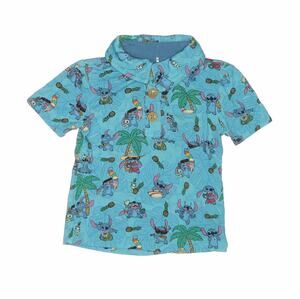 Posh Peanut Disney Stitch Bamboo Polo Shirt Size 2T